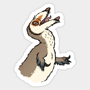 Screaming Mononykus Sticker